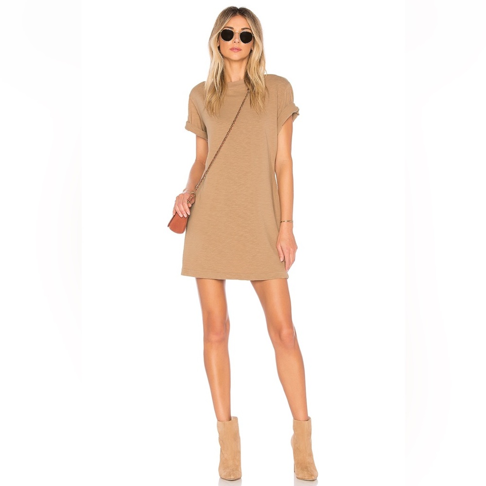 Cotton Citizen Tan Shirt Dress